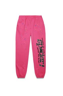 Pink Sp5der Pants