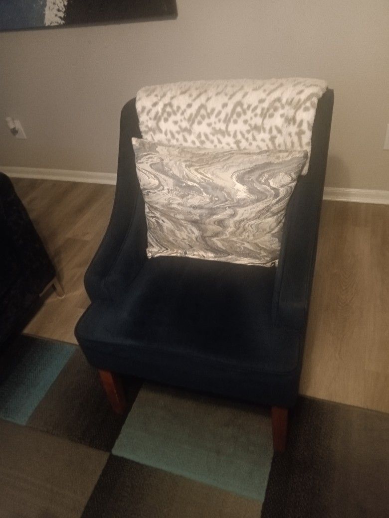 Blue Accent Chair