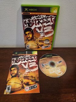 NBA Street V3 (Microsoft Xbox, 2005) Volume Vol 3 CIB Manual Basketball video game
