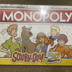 Brand New! Factory Sealed! Rare Scooby Doo Monopoly Board Game 