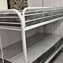 Twin Bunk bed White
