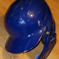 Gamer Kansas City Royals  MLB Baseball Blue Batting Helmet One Ear Flap With C-Flap Pro 100 MPH Right Handed Batter Size 7 1/8