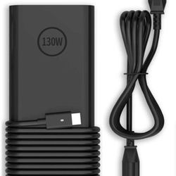 NEW - Dell 130W USB-C, AC Power Adapter Charger 