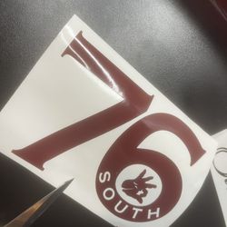 76 South Stickers 