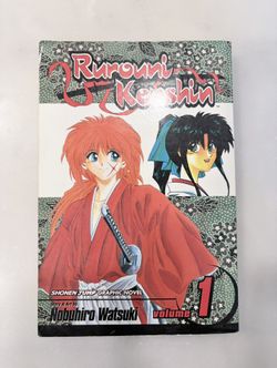  Rurouni Kenshin Vol 1, Shonen Jump Graphic Novel, story & art Nobuhiro Watsuki