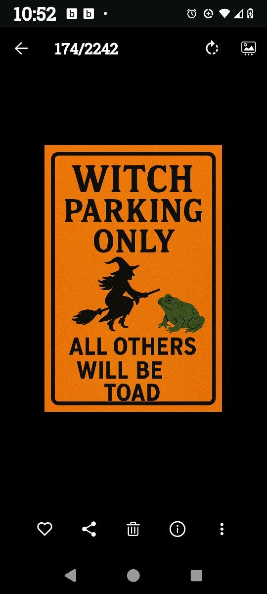 Which Is Only Parking Halloween Poster