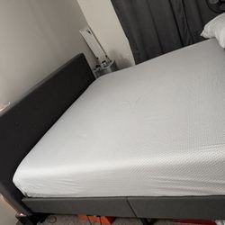 King Size Bed with Frame – Great Condition!