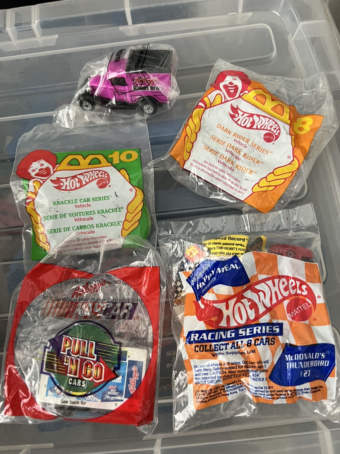McDonalds Happy Meal 1992 Hot Wheels Racing