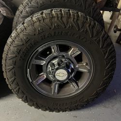 Chevy Rims and Tires 17” 8 lug