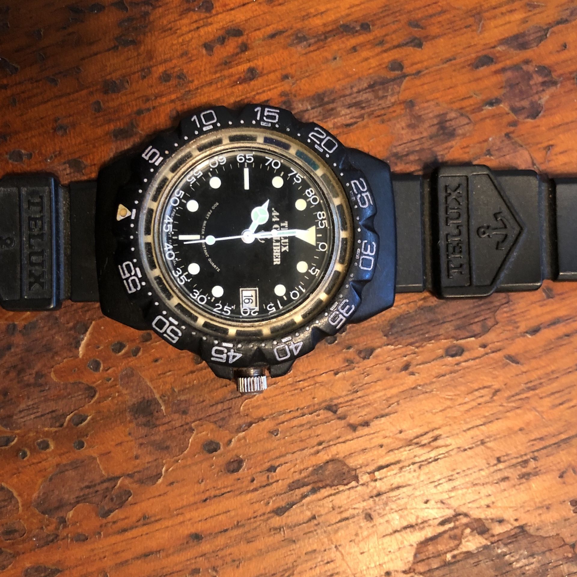 Telux .44 Caliber Rotating bezel diving watch