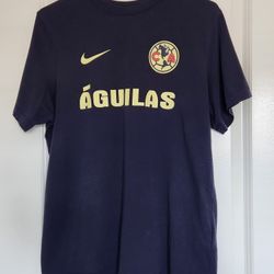 Nike Club America Team Shirt - Core Match Men's Size Medium (Navy & Yellow)