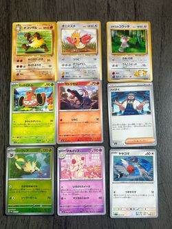 Japanese Pokemon cards