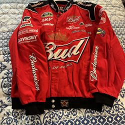 A Vintage Budweiser NASCAR Kevin Harvick Racing Jacket 