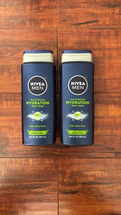 Nivea MEN Maximum Hydration Body Wash With Aloe Vera: 16.9 oz Each (2 For $8)
