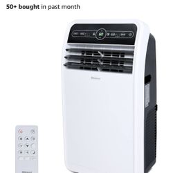 SHINCO 12,000 BTU’s Portable Air Conditioner W/Dehumidifier Timer Cools Up To 400’ New In Box