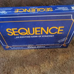 1995 Sequence Board Game Deluxe Edition  - Brand New Sealed 