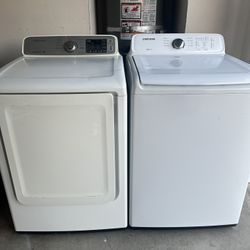 Samsung washer and electric dryer