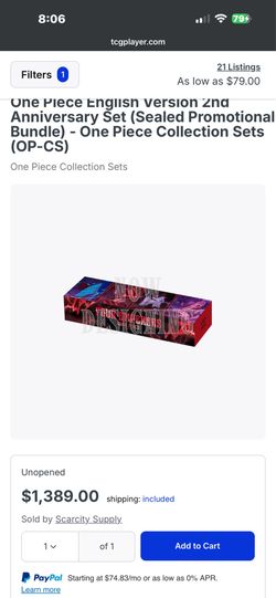 One Piece 2nd Anniversary Set English