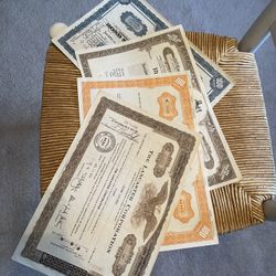 Stock Certificate.