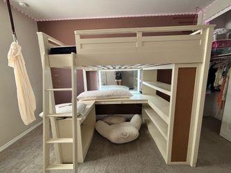 Pottery barn full size loft bed