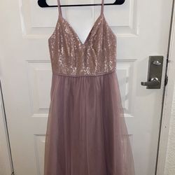 Rosegold Tulle Dress 