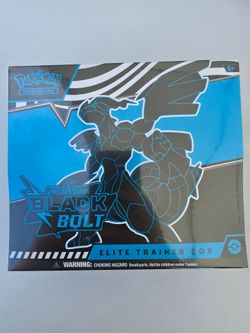 Pokémon Scarlet & Violet Black Bolt Elite Trainer Box