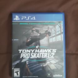 Tony Hawk pro Skater 1 2 Remastered PS4