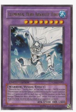 Yu-Gi-Oh Elemental Hero Absolute Zero Card