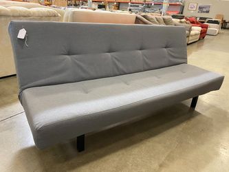 IKEA Balkarp Tufted Grey Futon