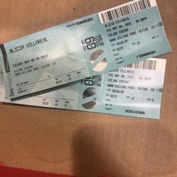 2 Tickets For Alicia Villarreal 