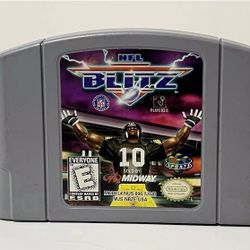 NFL BLITZ 64 (Nintendo 64 N64, 1997) - Tested, Cartridge Cart Only