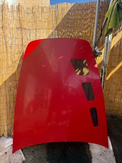 Red Honda S2000 Hood w/ Hood Vents