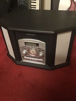 Memorex 9295mmo Turntable Vinyl Record Player Cd Player Cd Burner/recorder Cassette Tape Player Am/fm Radio