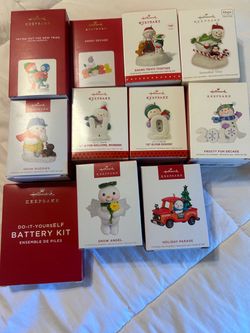 Hallmark Keepsake Christmas Ornament Collection – 10 Pieces
