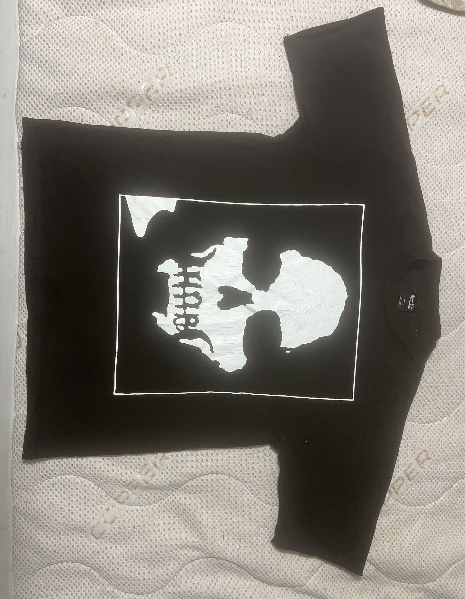 Number (9)ine Distressed Skull Tshirt