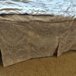 Bed Skirt And Pillow Cases - King Size