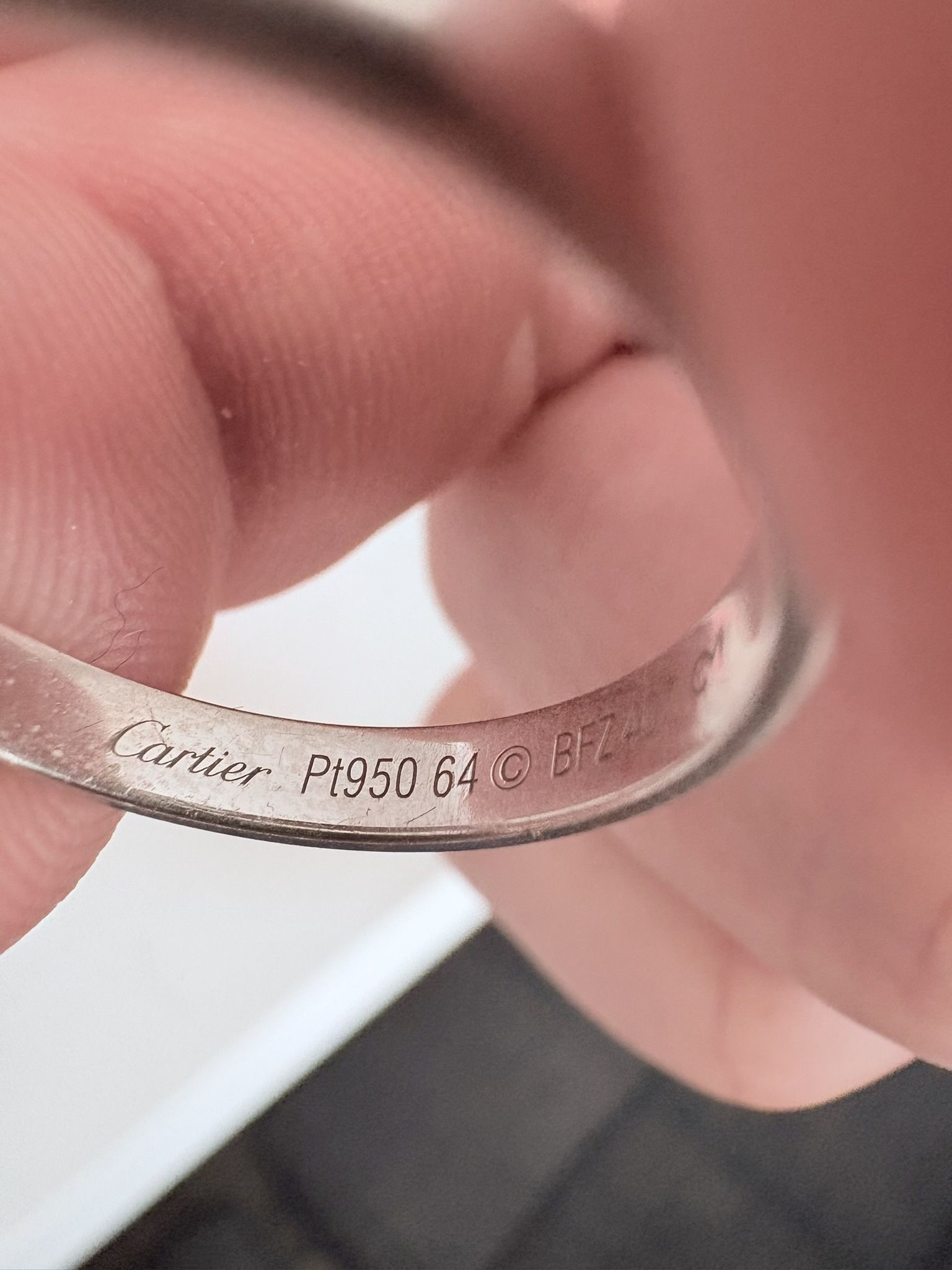 Men’s Cartier Platinum Band