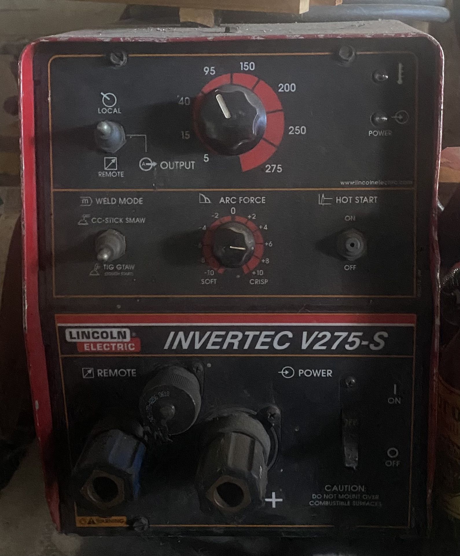 Lincoln Welder V275 Arc / Tig