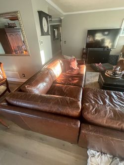 Leather Sectional