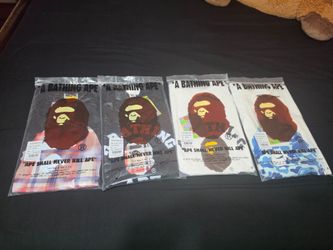 A Bathing Ape BAPE T-Shirts Lot of 4