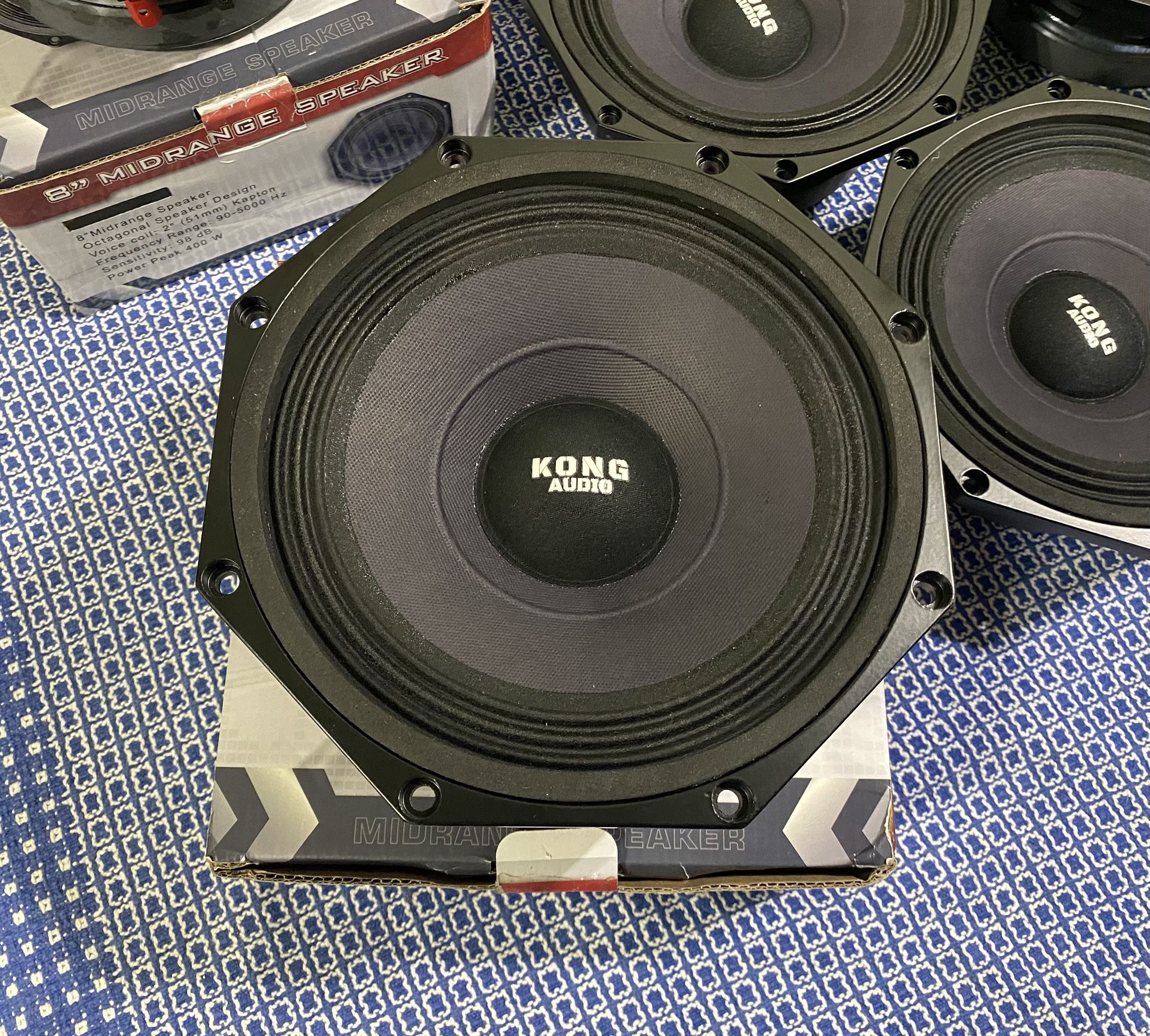 New 8” Kong Audio Midrange Loud Speaker $65 Each