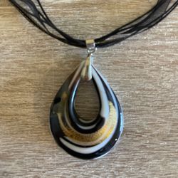 Handcrafted Glass Art Pendant