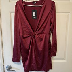 Fashion Nova Satin Dress