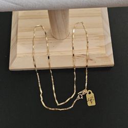 14k Gold Necklace 18 Inch