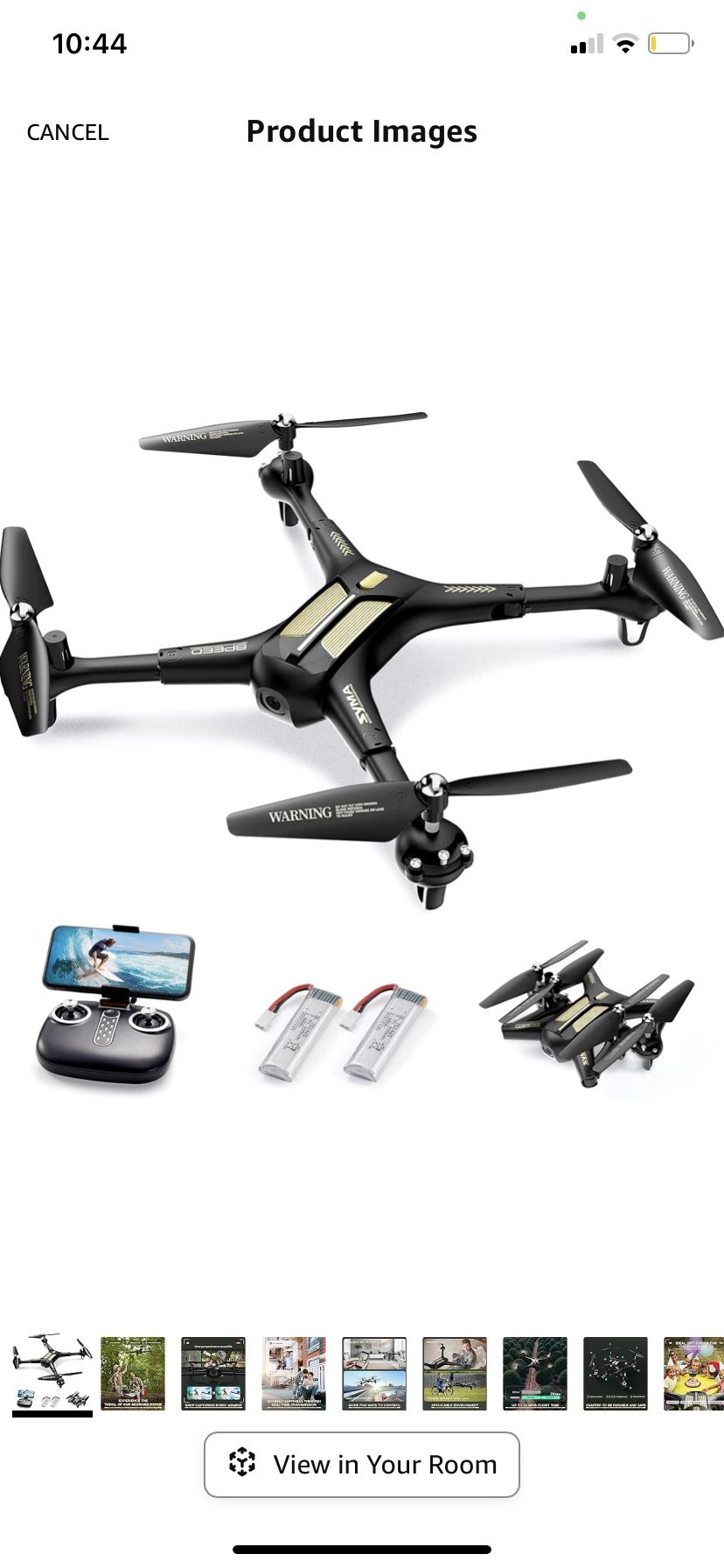 brand new Drone with Camera, SYMA X600W Foldable 1080P FPV Camera Drones for Adults Kids