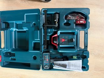 Bosch Rotary Laser Level Kit with Case (never used)