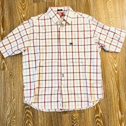 Ecko Unltd. Plaid Short Sleeve Button Down Shirt Men’s Size Medium 