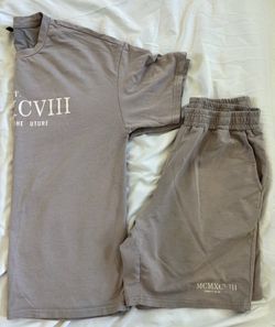 2 pcs Matching Set Grey