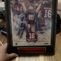 Limited Edition SF 49er Joe Montana
