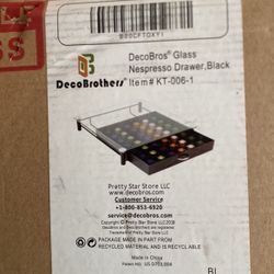 Nespresso Drawer Black